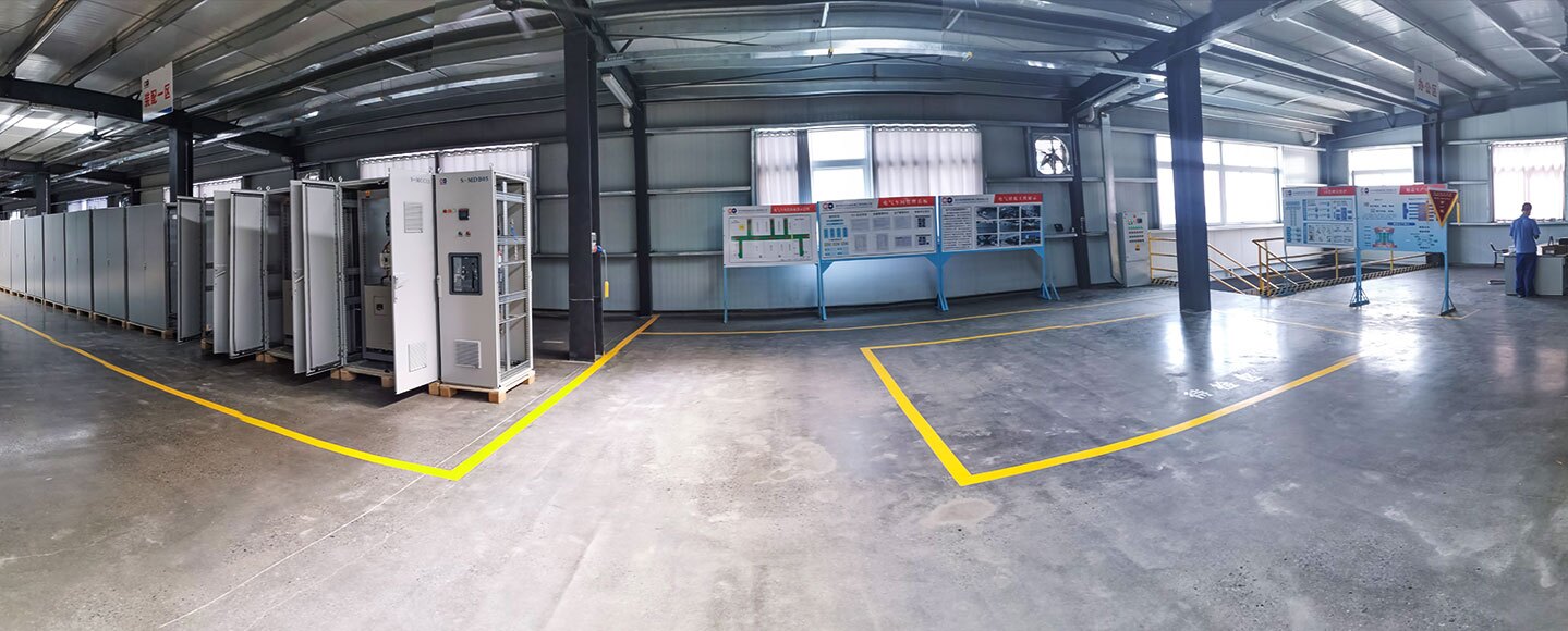 Electrical control cabinet assembly workshop