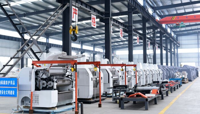 Industrial flour milling machine equipment assembly