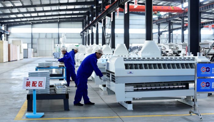 Purifier machine for wheat flour milling process