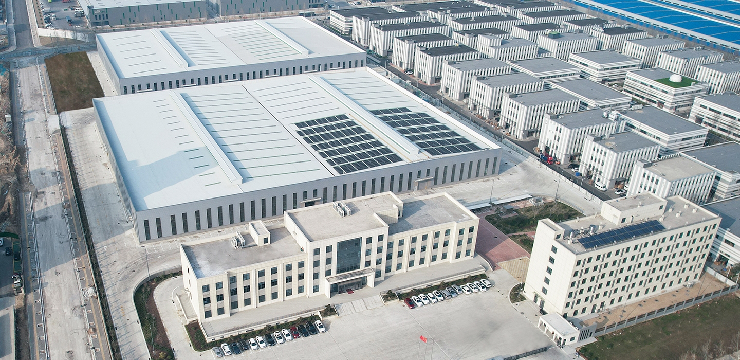 Aerial view of Golden Grain Group manufacturing workshop and office building